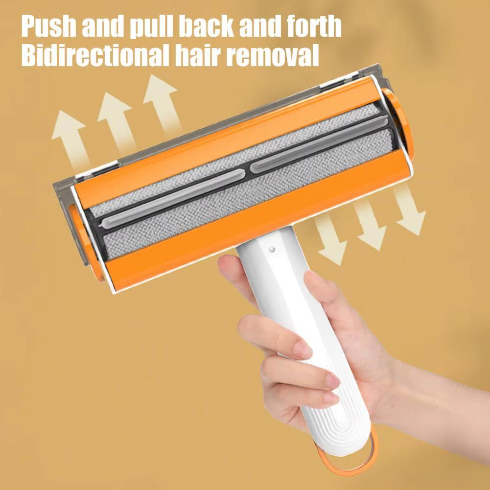 Multifunctional Lint Rollers Efficient Pet Hair Removal Brush with Scraper for Couch Sofa Carpets Clothing Portable Fur Cleaning