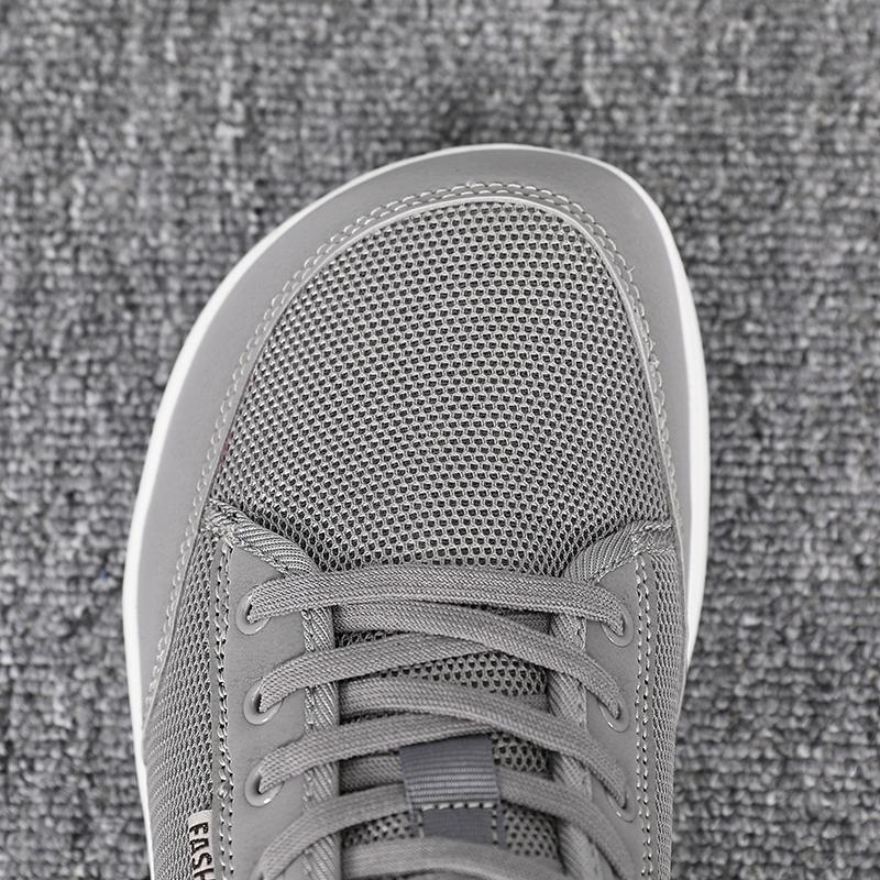 Men's Lightweight and Fashionable Casual Shoes Wide Footed Shoes Comfortable Women's Black Couple Shoes Gray High-quality Design