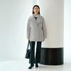 Ailaiyi Women's Elegant Mid-Length Down Jacket