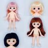 17CM 6Inch Girl Doll Nude Body Lightweight Small Size DIY Toys Smooth Flexible Simulation Clothing Accessories Kids