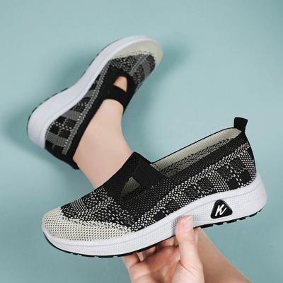 Sommer Neue frauen Schuhe Atmungsaktiv Hohl Turnschuhe Gestrickte Schuhe Frauen