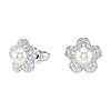 Swarovski Ariana Grande Exquisite Floral Design Crystal Earrings Women Earrings White 5756098