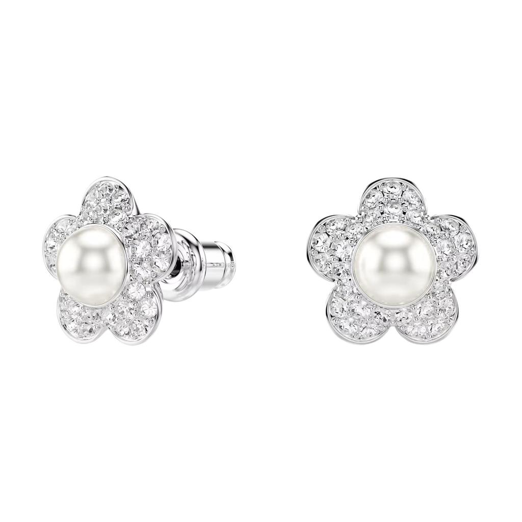 Swarovski Ariana Grande Exquisite Floral Design Crystal Earrings Women Earrings White 5756098