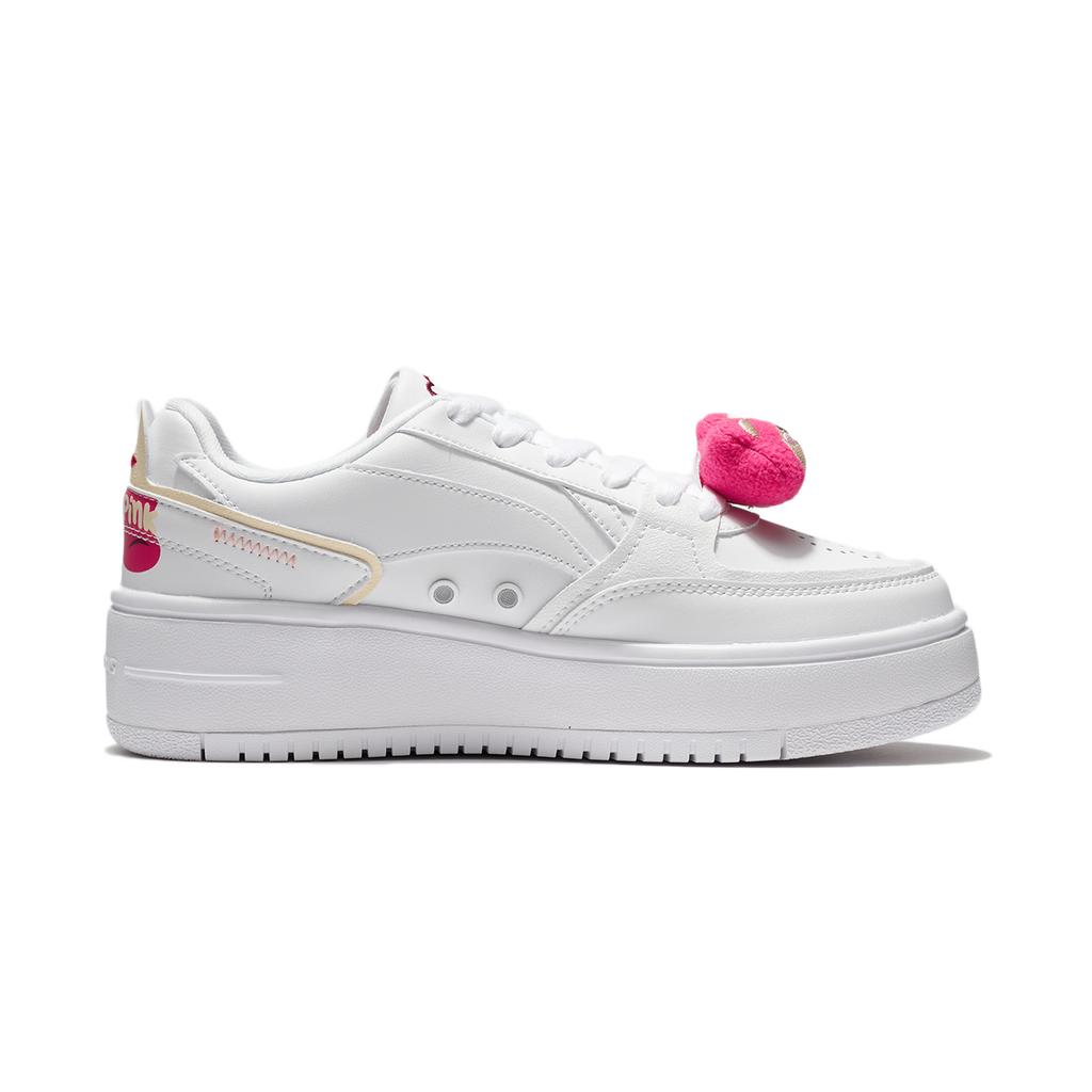 Tênis de Skate Disney X Li Ning Queijo Feminino Cano Baixo Branco AGCT382-1