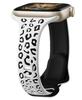 Dual-Color Leopard Print Silicone Strap for Apple Watch (Compatible with Series 1-9)