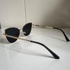 Sun Protection Cat Eye Sunglasses Multicolor Big Frame Sun Glasses Vintage UV400 Eyewear  Selfie