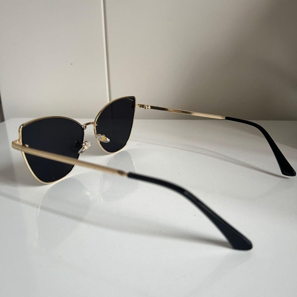 Sun Protection Cat Eye Sunglasses Multicolor Big Frame Sun Glasses Vintage UV400 Eyewear Selfie