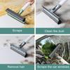 1pc 3-in-1 Window Cleaning Brush with Spray Scraper - Dual-Sided Glass & Surface Scrubber, Water-Sprayable for Effortless Cleaning In Bathroom