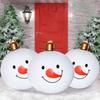 2025 Christmas Inflatable Giant Ball PVC Giant Big Large Balls Christmas Decorations for Winter Yard Lawn Indoor Front Door