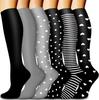 Unisex Cross-Border Compression Socks - Perfect for Sports, Running, Yoga; Knee-High, Calf-Length; Leg Slimming.