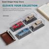 daily1/5Pcs Acrylic Dust-Proof Showcase & Storage Organizer Box For MiniGT 1/64 Diecast Model Car Display Case With Cover