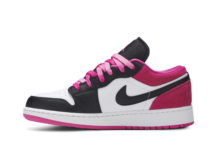 Air Jordan 1 Low SE GS 'Black Active Fuchsia'