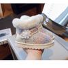 Kids Warm Fleece Lined Waterproof Winter Snow Ankle Boots For Boys And Girls