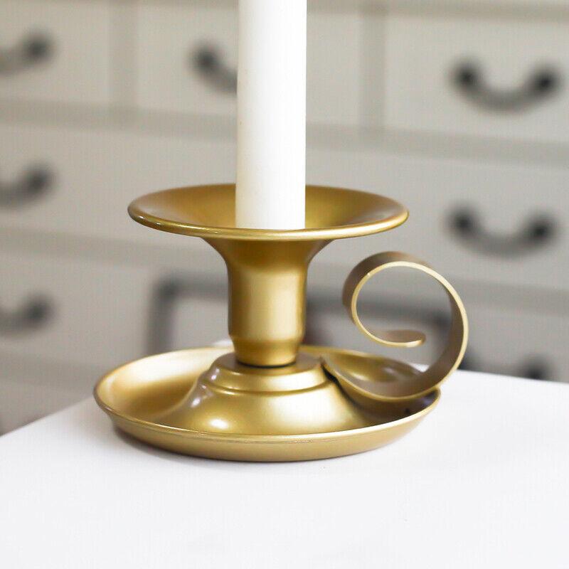 Candle Holder Retro Metal Candle Holder Desktop Decoration Party Decoration