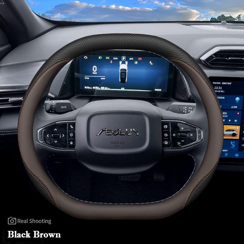 For Dongfeng Box Nammi 01 06 Aeolus Haohan Mage L7 2024 2025 Car Steering Wheel Cover Leather Non-slip Auto Interior Accessories