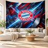 Nástěnná tapiserie Bayern Mnichov, Nástěnný závěs z měkké látky, Dekorativní pozadí pro ložnici, Domácí nástěnné umění