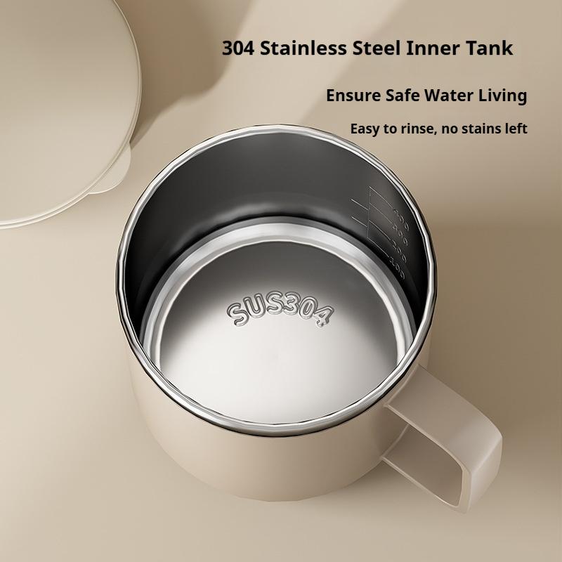 400ML Leak Proof Drinking Cup Stainless Steel Coffee Cup With Lid Drinkware Double Wall Water Bottle Thermal Cup Milk Coffee Mug