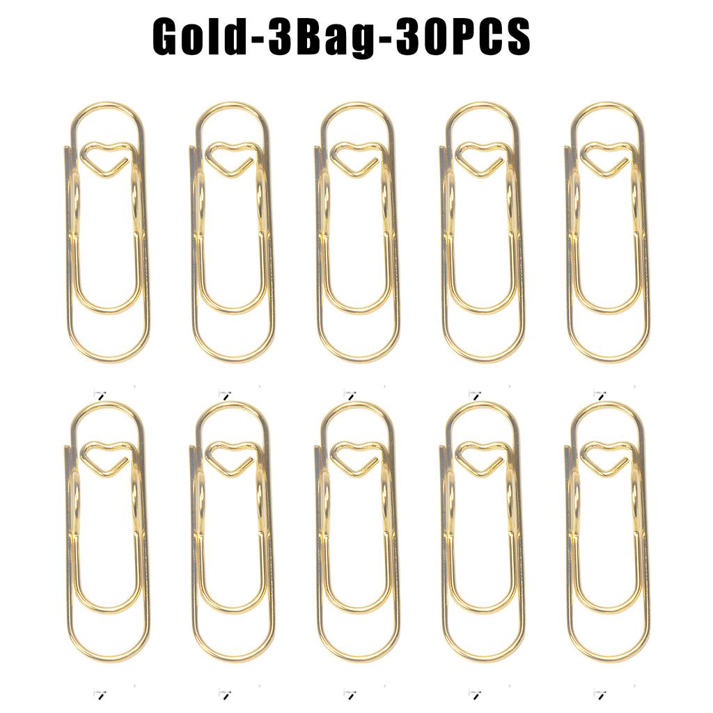 Multifunctional Metal Heart Shaped Clip Bookmark Pen Holder Stationery Notebook Accessory Fixing Base Clip Bookmark Hanger