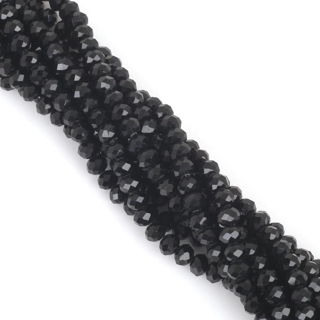 6mm Flat Glass Crystal Beads - DIY Plated Color Abacus Loose Beads for Accessories