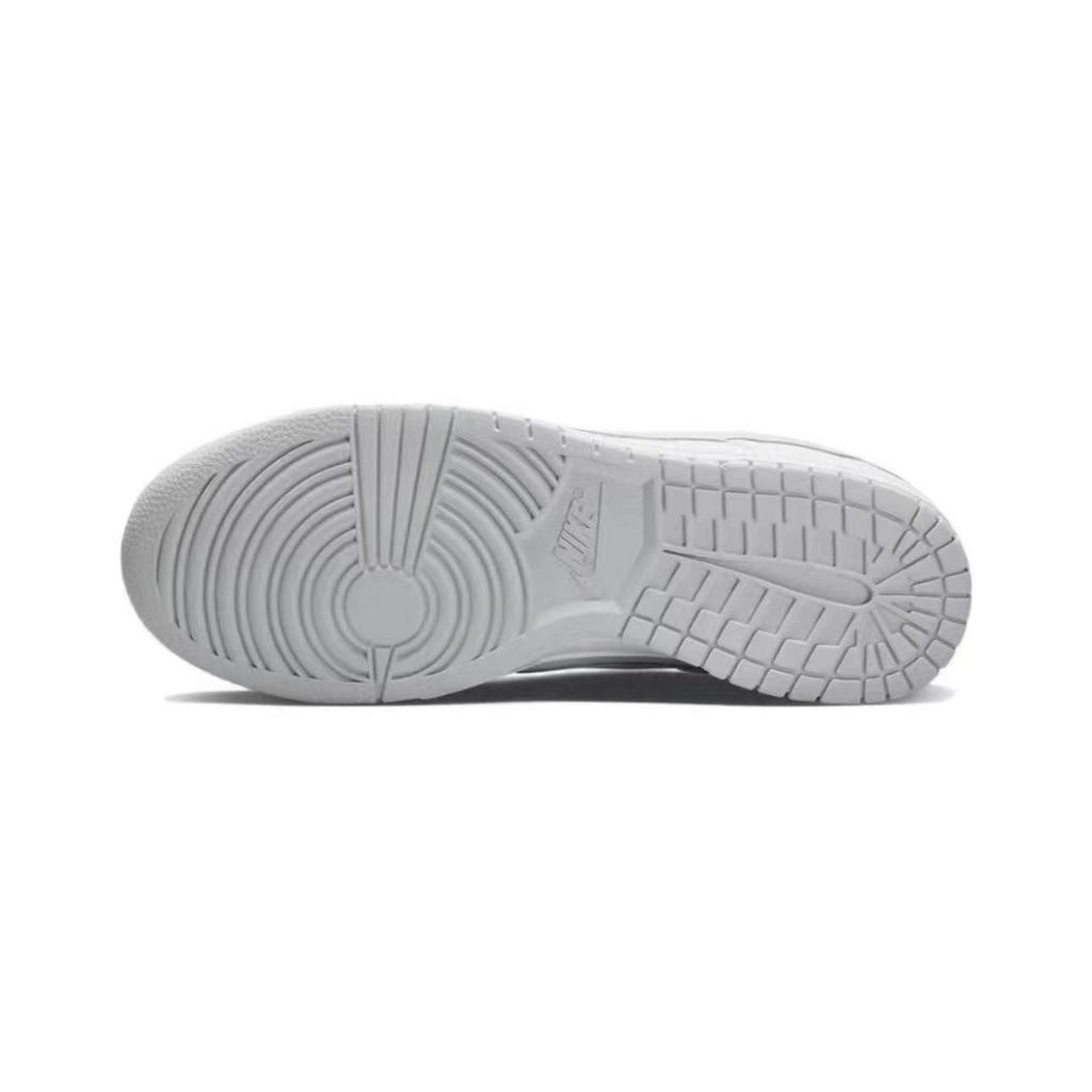 Nike Dunk Leather Coverage Slip Resistant Impact Resistant Abrasion Resistant Low top Skateboard Shoes Men's Gray Blue DV0831-101(Team59-)