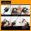 Impact Drill Adapter: Wrench & Hammer Drill Conversion, Round/Square Shank, Electric Drill Press Accessory