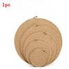 Round Jute Coaster Set With Waterproof Nonslip Design For Home Decor And Tea Cups