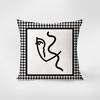 Abstract Black and White Pattern Pillowcase Interior Decoration Office Living Room Home Pillowcase