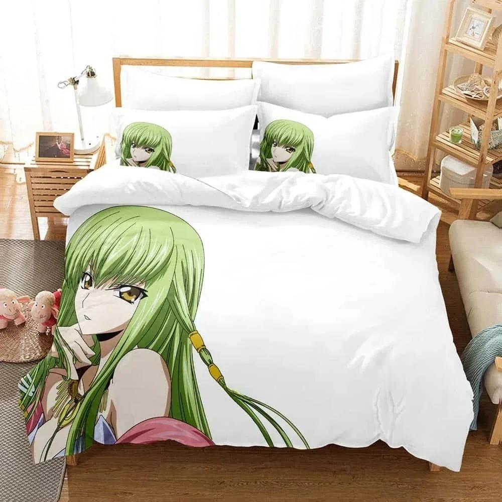 3D Cartoons Code Geass Bedding Set Single Twin Full Queen King Size Bed Set Adult Kid Bedroom Duvet cover Sets For Home Textiles