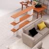 Solid Wood Mini Cabinet Bookshelf Model Dollhouses Accessories For Bedroom Kitchen Living Room Tiny House Decoration