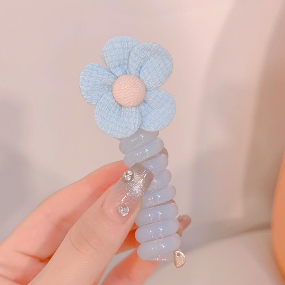 

Дизайнерские эластичные резинки для волос с хвостиком, резиновые резинки для волос, резинки для волос, аксессуары для волос с телефонным проводом, женская повязка на голову