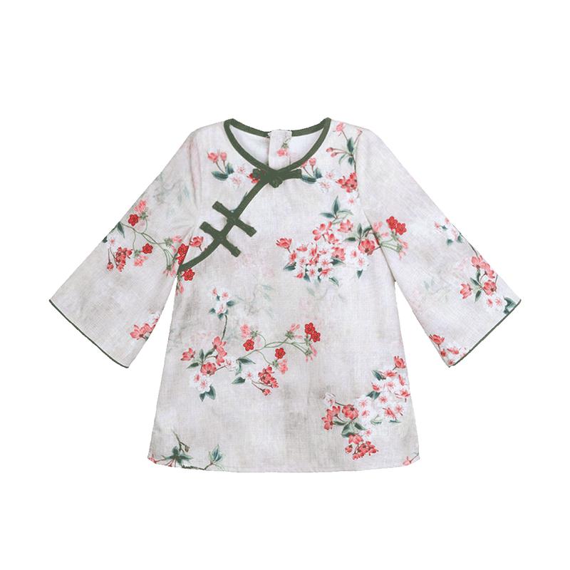 Baby Girls Chinese Style Qipao Dress Set 90