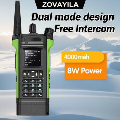 Interfono doppia modalità pubblico POC+UHF analogico esterno chiamata intercom 5000km inserimento scheda 4G interfono