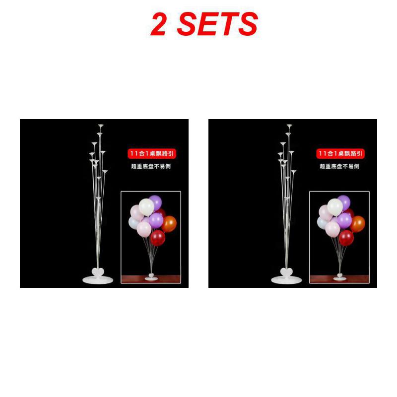 11 In 1 Balloon Stand Wedding Decoration Happy Birthday Party Balloon Stick Holder Balloon Accessories Festival Globos