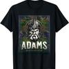 Adams Clan Schottischer Nachname Motto und Tartan T-Shirt