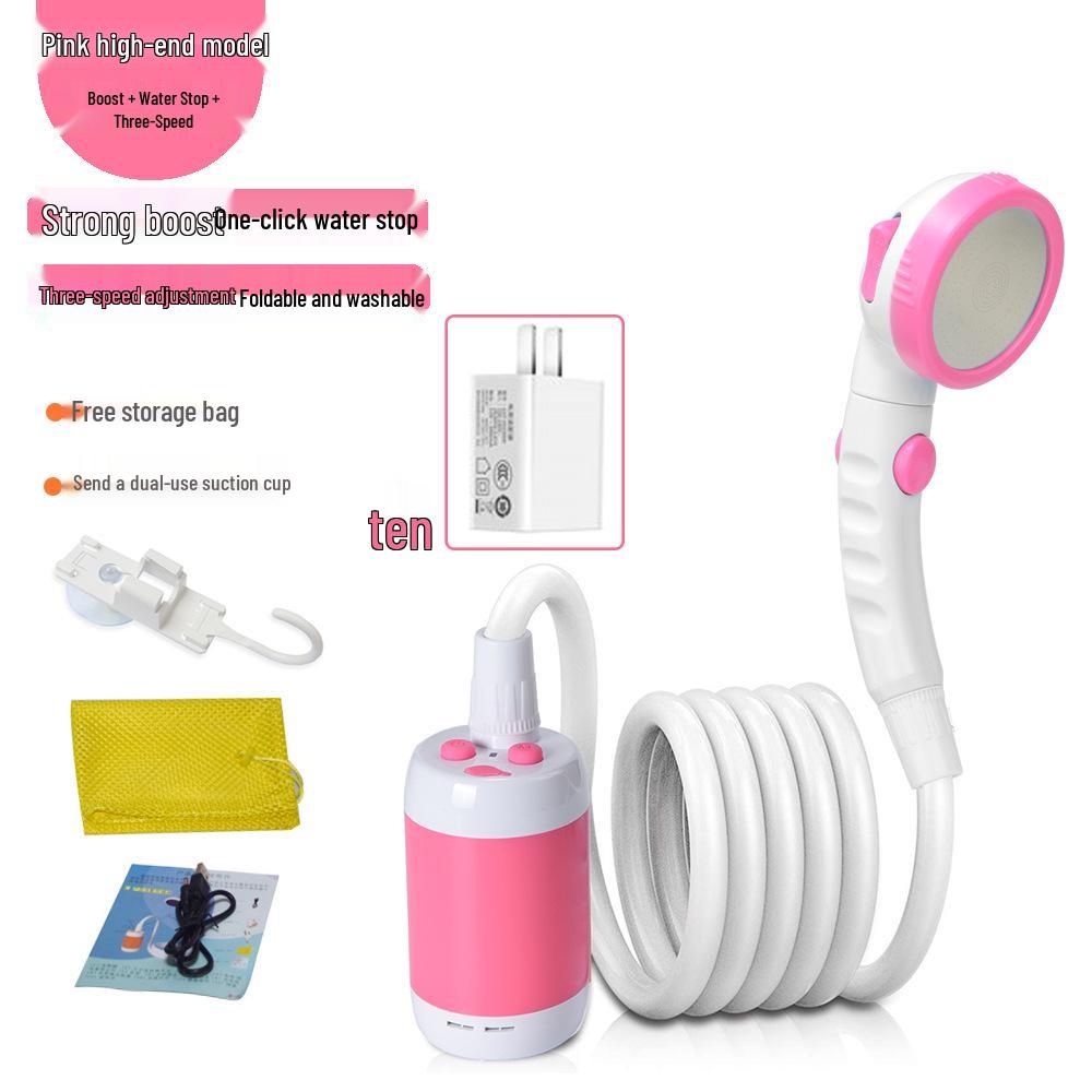Electric Shower Head for Pet and Outdoor Camping Bathing