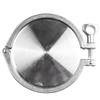 Sustainable 4 Inch Stainless Steel Components Complete Set with End Cap Weld Ferrule Designed Specifically for Dairy Processing