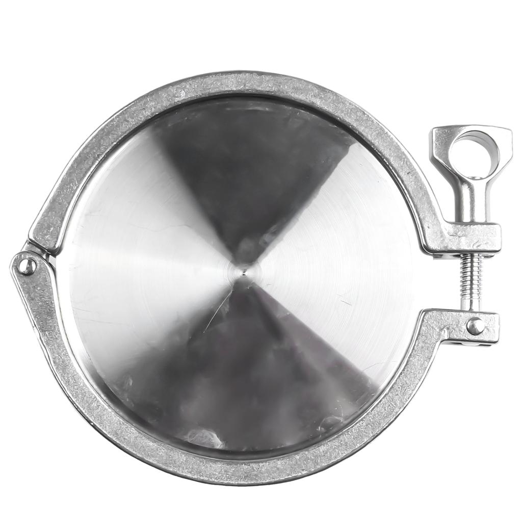 Sustainable 4 Inch Stainless Steel Components Complete Set with End Cap Weld Ferrule Designed Specifically for Dairy Processing