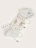 Lace Strap, Leather Waist Cover, Women's Decoration, Shaping Body, European and American Retro Metal Buckle, Elastic Waistband