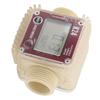 Misuratore di Portata Digitale a Turbina 20BAR Alta Precisione Display LCD Filetto Maschio G1 Misuratore di Flusso Digitale per Carburante con 4 Unità di Misura