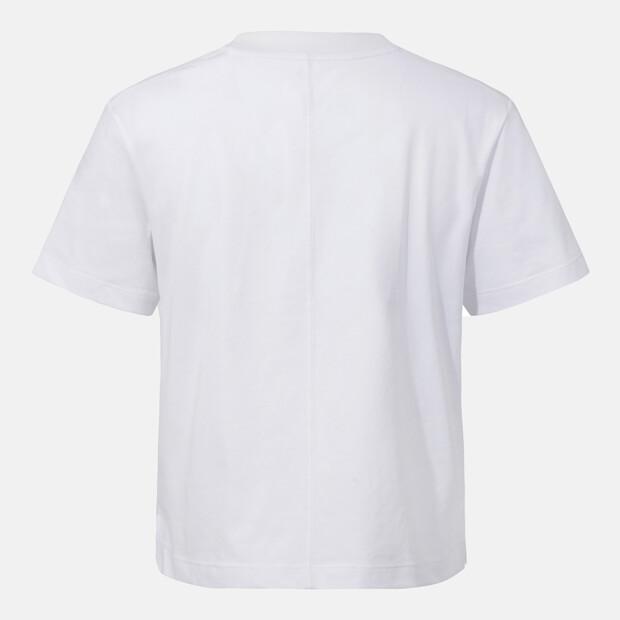 Descente Women'S Cooling Semi-Crop Short Sleeve T-Shirt White Sr112Pts14