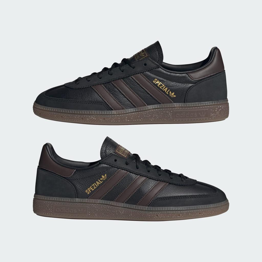 adidas HANDBALL SPEZIAL IH6568 Unisex Originals Sneakers Core Black / Dark Brown / Gum