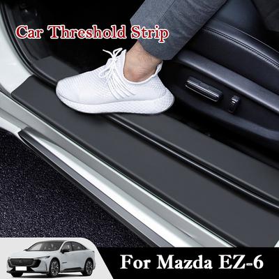 Für Mazda EZ-6 2026 2026 Auto Schwellenleiste Schutzaufkleber Tür Kofferraum Leder Kratz Trittfest Innenaufkleber