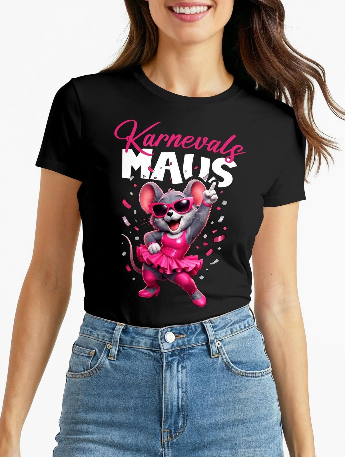 

Ladies T-Shirt Carnival Mouse Group Costume Carnival Carnival Replacement Fancy Dress- 4XL