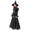Halloweenský kostým Královna čarodějnic s čarodějnickým kloboukem a róbou