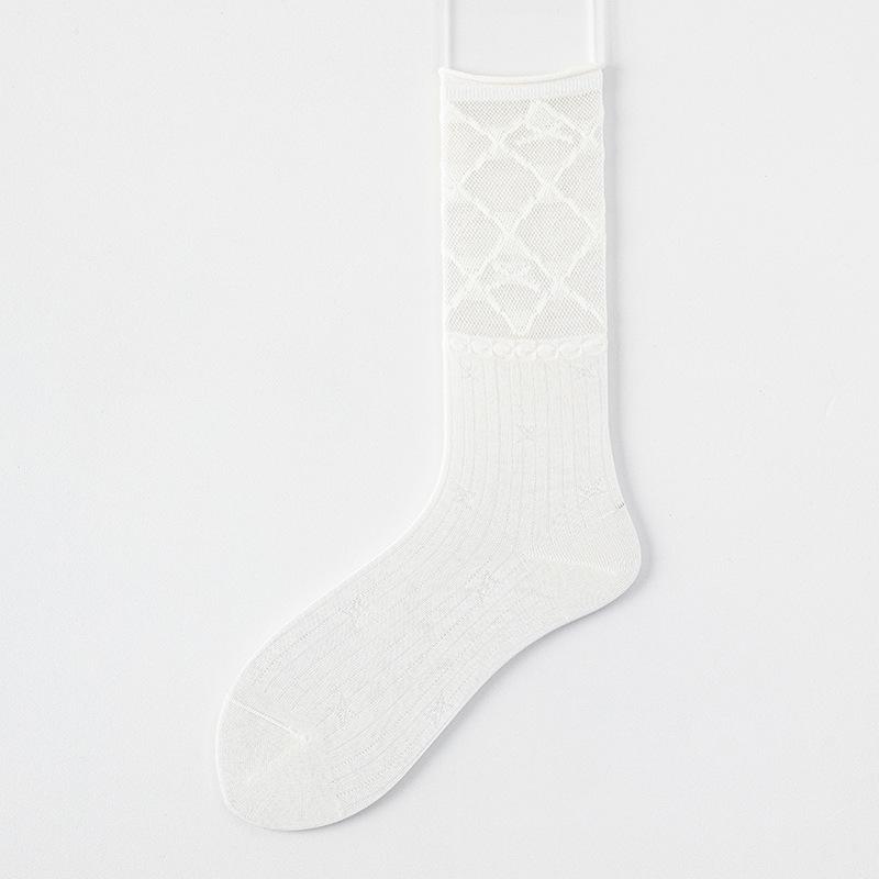 Silk Stockings for Children in Summer Light Style. Long Tube Socks. Odor-resistant, Sweat-absorbent and Breathable.