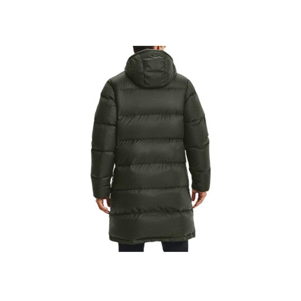Under Armour ColdGear® Infrared Waterproof Warm Mid-Length Hooded Down Jacket Men Jacket Green 1364894-310