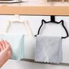 Plastic Towel Rack Punch-free Door Back Hook Cute Single Rod Door Hook Home Organizer