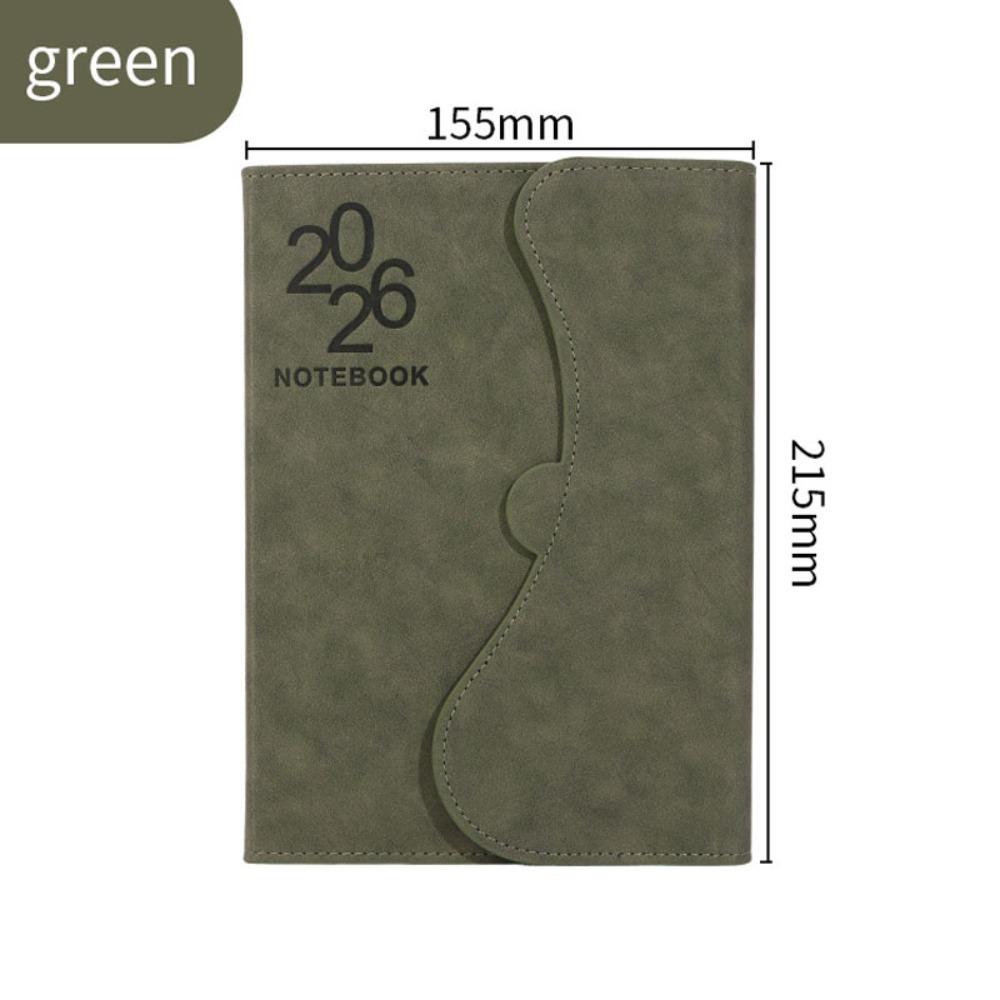 English Notebook Efficiency Manual Diary Weekly Planner 2026 Schedule Book School Office Supplies