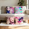 Cute Love Mizi and Sua Pillow Cover Living Room Sofa Cushion Cover Bedroom Room Bed Pillow Cover Home Decoration