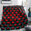 Geometry Print Flannel Blanket, High quality Comfortable for All Seasons, Home Decor, Warmth and Comfort, Perfect for Christmas Gifts